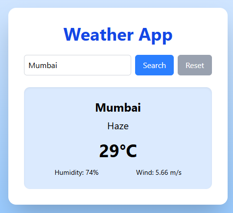 Weather UI